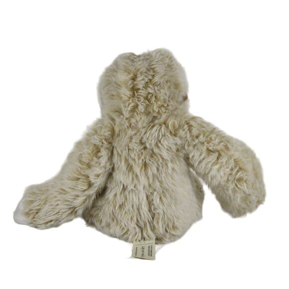 WWF Monkey Plush Toy Cream Brown Eco-Friendly Stuffed Animal 1986 Vintage - Picture 3 of 16